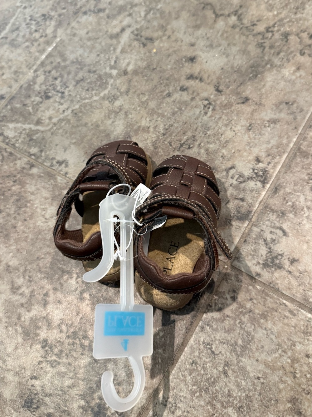 🍝The Children's Place Brown Boys' Fisherman Sandals